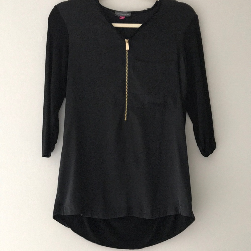 Vince Camuto Black Blouse